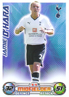 Jamie O'Hara Tottenham Hotspur 2008/09 Topps Match Attax #301